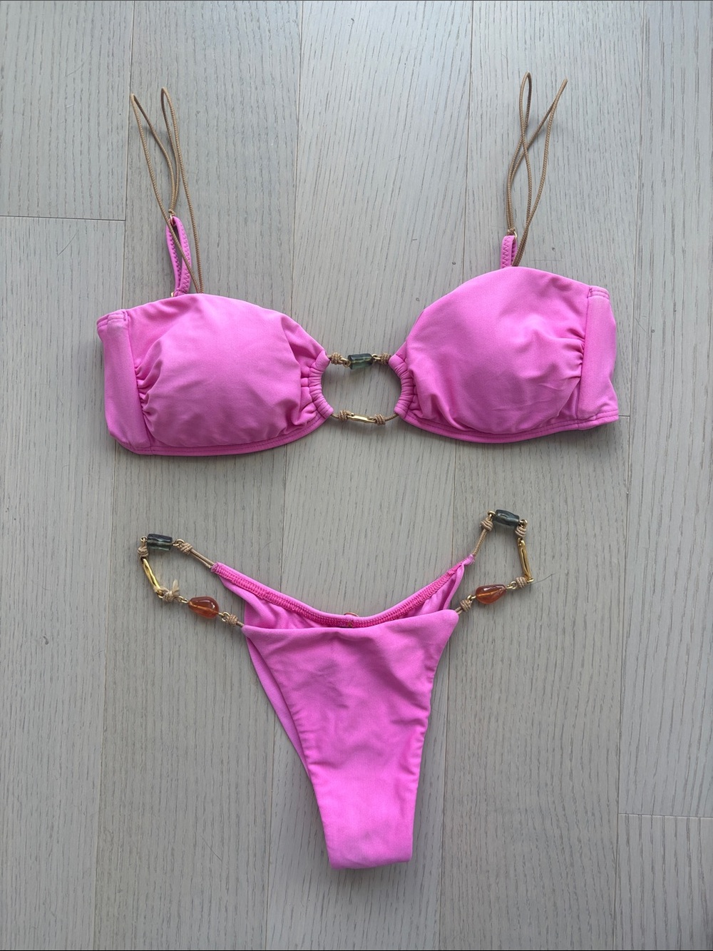 Pink bikini set